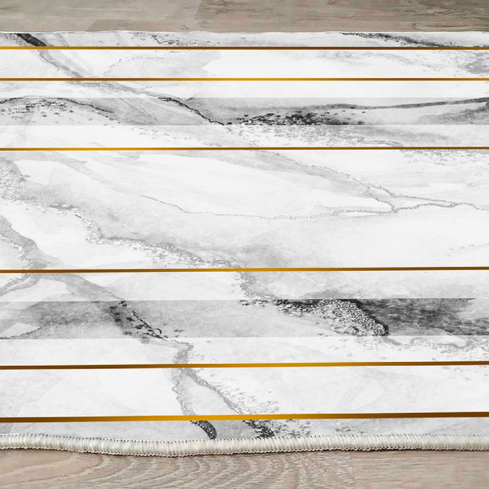 Conceptum Alfombra de Terciopelo Els2384 Multicolor 80 x 120 cm